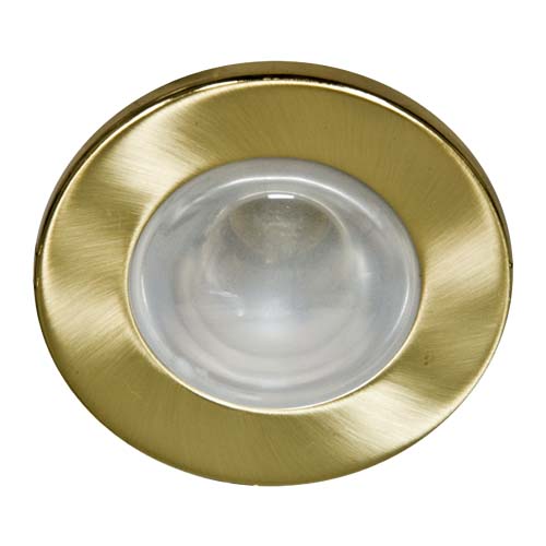 Точечный врезной светильник 2746 R39 E14 40W круг матовое золото Feron