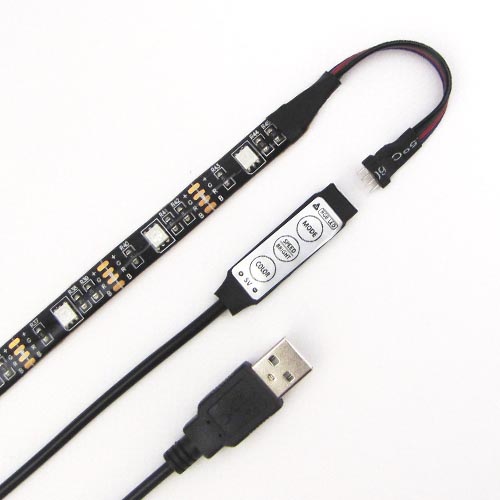 Светодиодная лента LS708 RGB с USB и миниконтроллером 5982 Feron