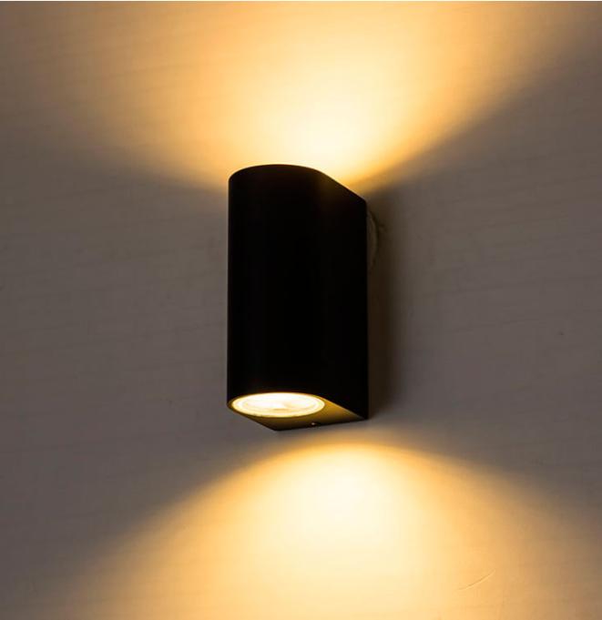 Архітектурний настінний світильник DH015 PAR16/GU10 чорний IP54 Feron - Фото 2