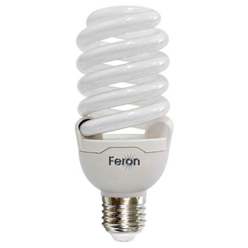 Люмінесцентна лампа 3240 ESF35 спіраль 35W 6400K 230V E27 220V Feron