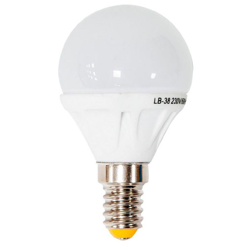 Светодиодная лампа 4374 LB-38 G45 E14 5W 6400K 220V Feron