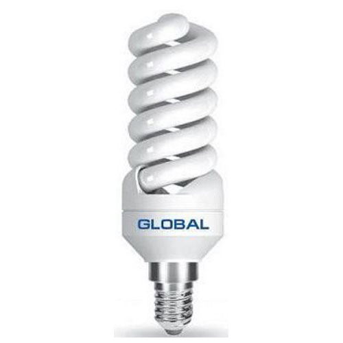 Люминесцентная лампа GFL-011-1 Slim Full Spiral 13W 2700K E14 220V Global