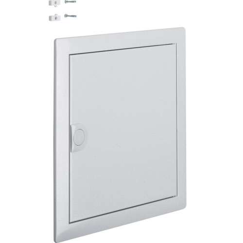 Двери с рамкой белый алюминий VZ321N для 1-рядного щита Hager Volta