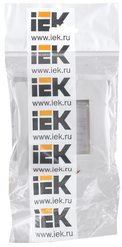 Рамка и суппорт для коробок КМКУ на 2 модуля белые CKK-40D-RSK2-K01 IEK - Фото 2