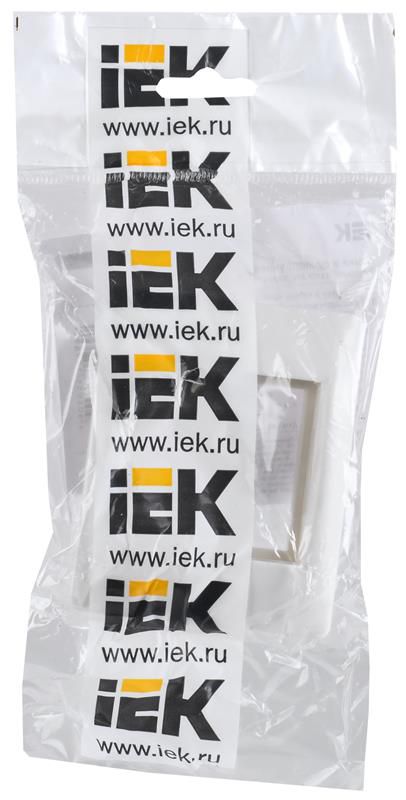 Рамка и суппорт универсальные на 2 модуля белые CKK-40D-RU2-K01 IEK - Фото 2