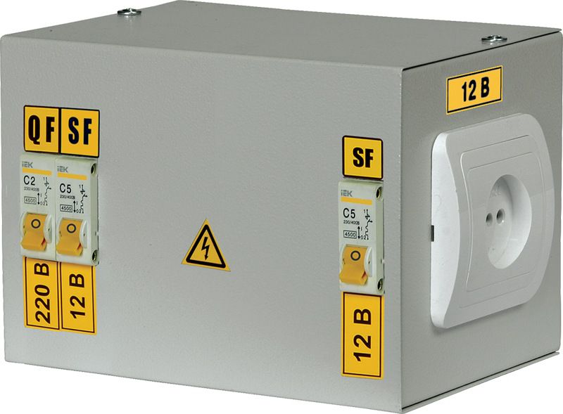 Ящик з понижувальним трансформатором ЯТП-0,25 220/12-2 36 УХЛ4 IP30 MTT12-012-0250 IEK