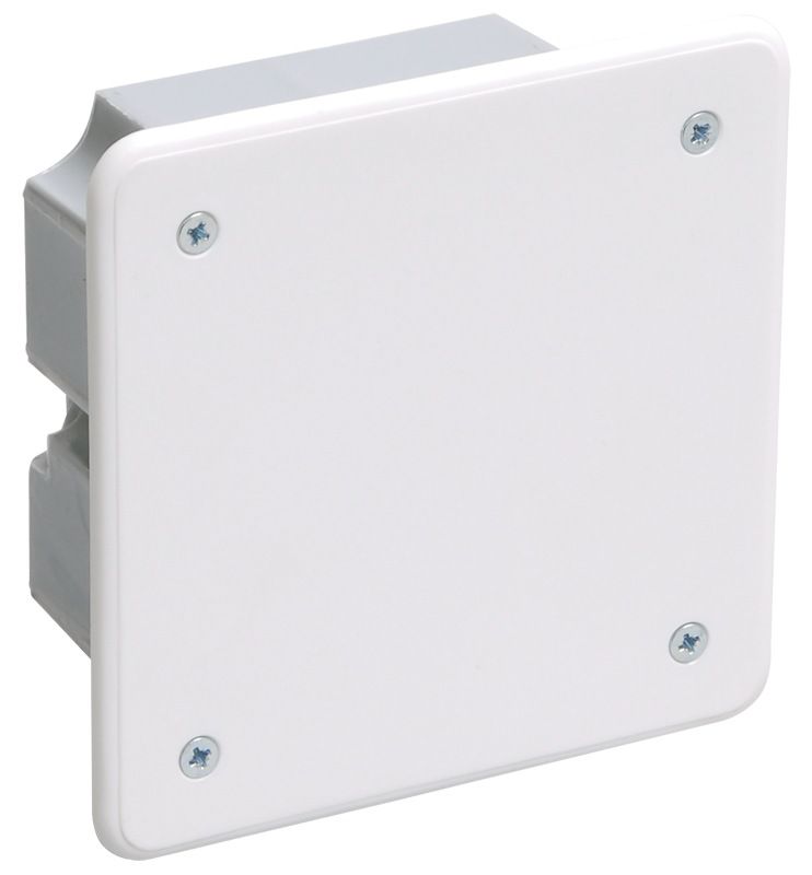 Распределительная коробка серая КМ41021 92х92x45мм для полых стен UKG11-092-092-040-M IEK - Фото 1