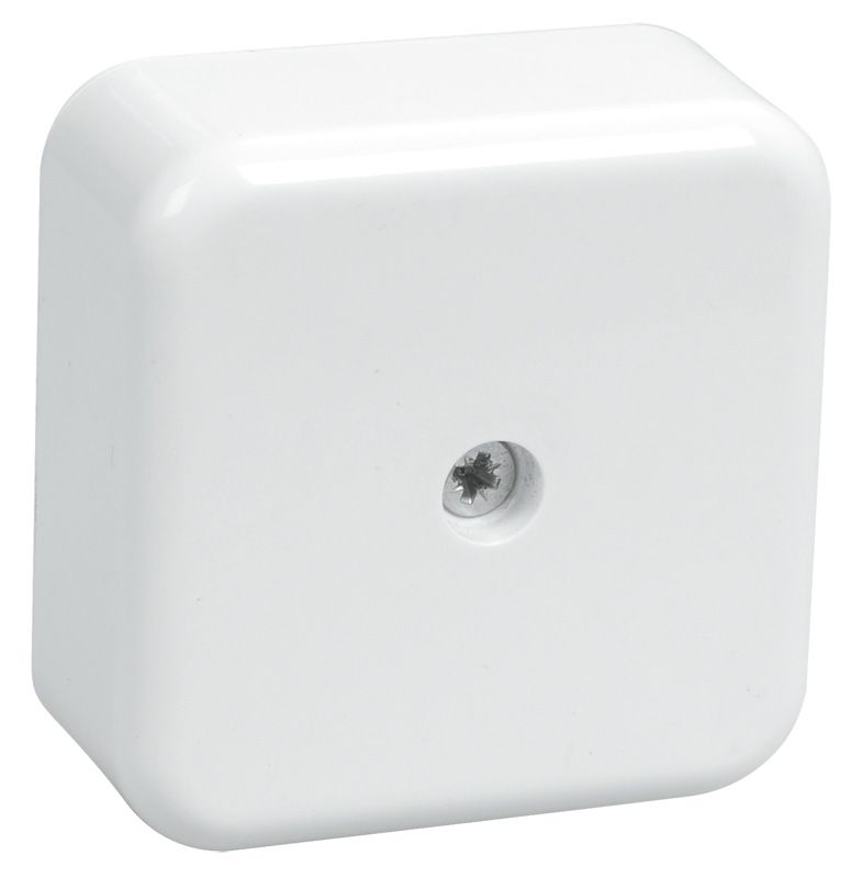 Распределительная коробка белая КМ41206-01 50х50х20мм с контактной группой UKO10-050-050-020-K01 IEK - Фото 1