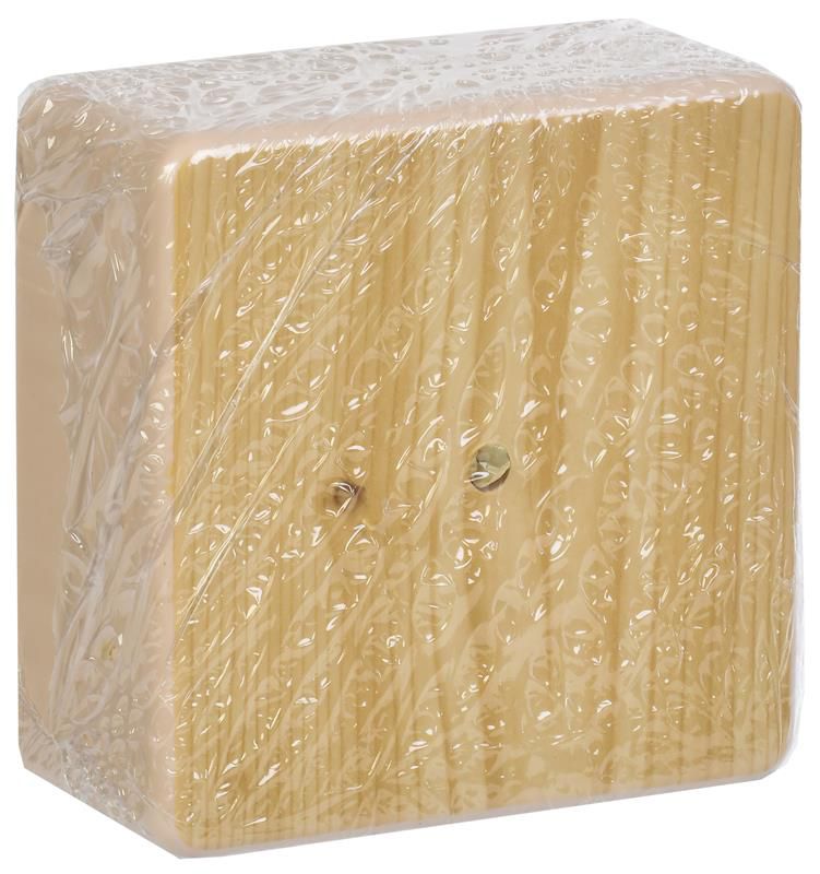 Распределительная коробка сосна с контактной группой КМ 41222-04 100х100х44 UKO10-100-100-044-K34 IEK - Фото 2