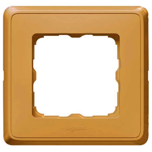 Рамка 1 пост матовое золото Legrand Cariva 773661