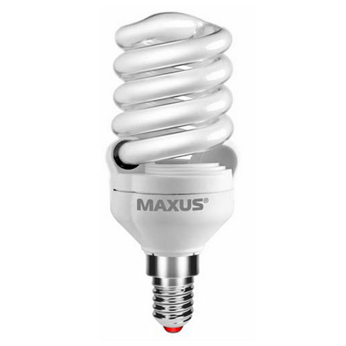 Люминесцентная лампа 1-ESL-007-1 T2 FS 15W 2700K E14 220V Maxus