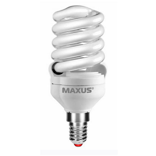 Люминесцентная лампа 1-ESL-008-1 T2 FS 15W 4100K E14 220V Maxus