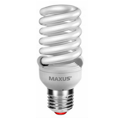 Люминесцентная лампа 1-ESL-229-01 T2 FS 20W 2700K E27 220V Maxus