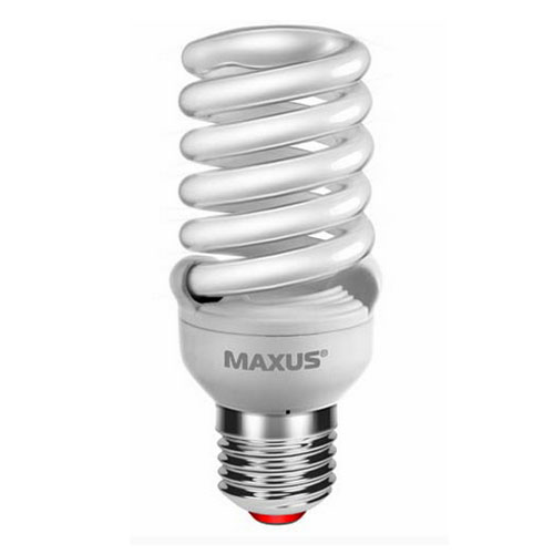 Люминесцентная лампа 1-ESL-230-01 T2 FS 20W 4100K E27 220V Maxus