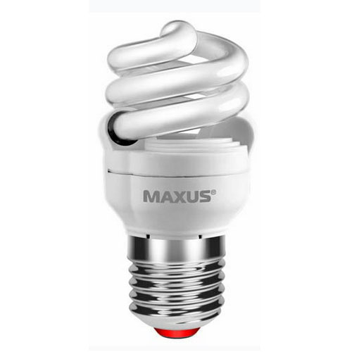 Люминесцентная лампа 1-ESL-305-11 XPiral 9W 4100K E27 220V Maxus