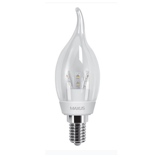 Светодиодная лампа 1-LED-268 CF37 E14 3W 4100К 220V Maxus