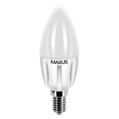 Светодиодная лампа 1-LED-283 С37 E14 5W 3000К 220V Maxus - Фото 1