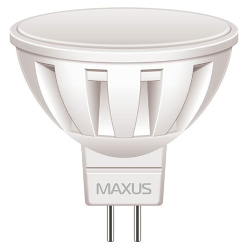 Светодиодная лампа 1-LED-292 MR16 GU5.3 5W 4100К 12V Maxus - Фото 1