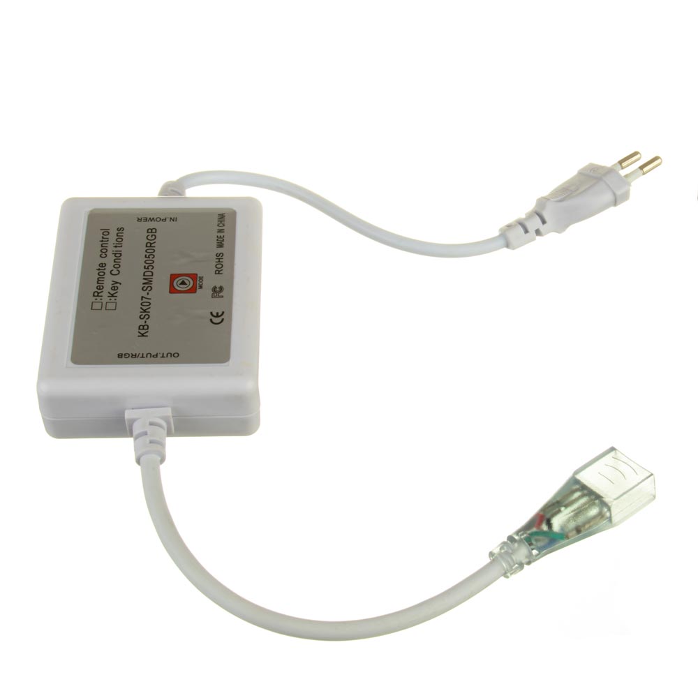 Адаптер живлення для світлодіодної стрічки 220V RGB smd 5050-72 led/м + контролер + конектор 4pin 1017872 AVT - Фото 1