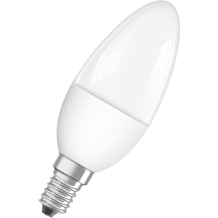 Светодиодная лампа свеча E14 3,8W 4000K 230V Osram (4052899146396)