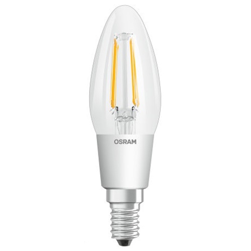 Светодиодная лампа Эдисона Filament свеча E14 4,5W 2700K 230V Osram (4058075816992)