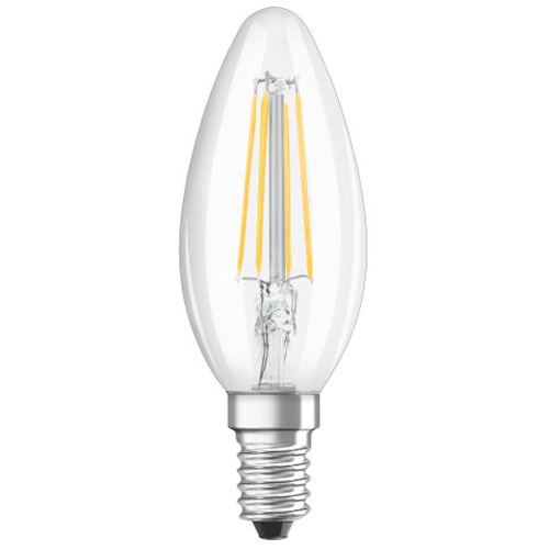 Светодиодная лампа Эдисона Filament свеча E14 4W 2700K 230V Osram (4052899961661)