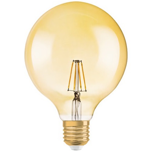 Светодиодная лампа Эдисона Filament Globe E27 4W 2400K 230V Osram (4052899962071)
