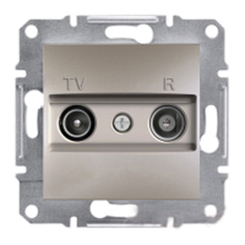 Механізм розетки TV/R прохідний бронза EPH3300369 Schneider Electric Asfora