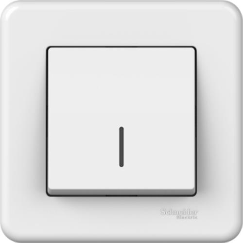 Кнопка з підсвічуванням біла LNA1600321 Schneider Electric Leona