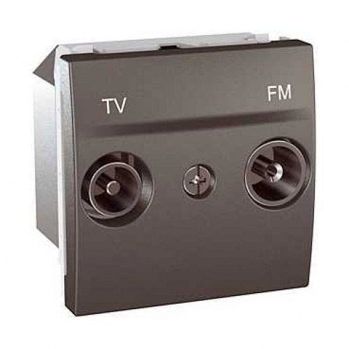 Механізм розетки TV-FM індивідуальний 2-мод. графіт MGU3.451.12 Schneider Electric Unica
