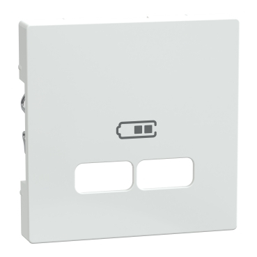 Накладка USB розетки Merten System M MTN4367-0325 активно белый Schneider Electric