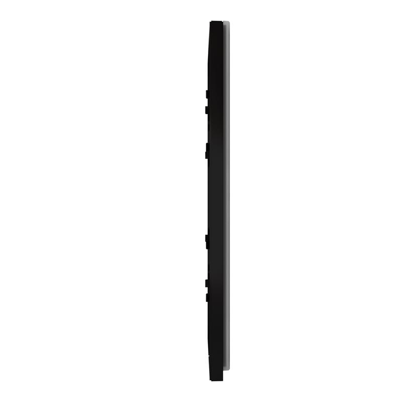 Рамка 2-постова чорне скло вертикальна NU6004V86 Schneider Electric Unica New - Фото 8