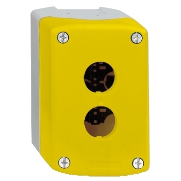 Корпус для поста кнопочного 2 отверстия IP66 желтый XALK02 Schneider Electric