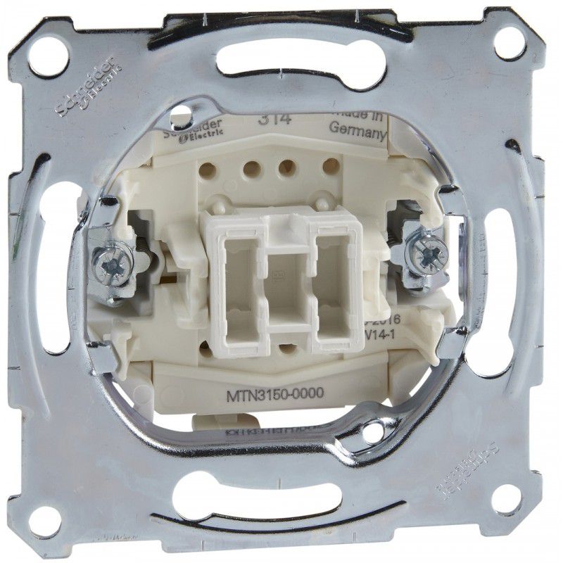 Кнопковий вимикач одноклавішний Schneider Electric Merten D-Life MTN3150-0000