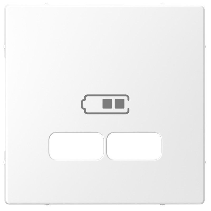 Центральная плата для механизма зарядного устройства USB белый лотос пластик Schneider Electric Merten D-Life MTN4367-6035