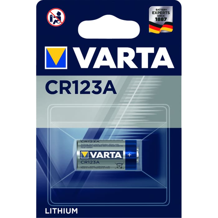 Батарейка для фото та відеотехніки Varta CR 123A BLI 1 шт