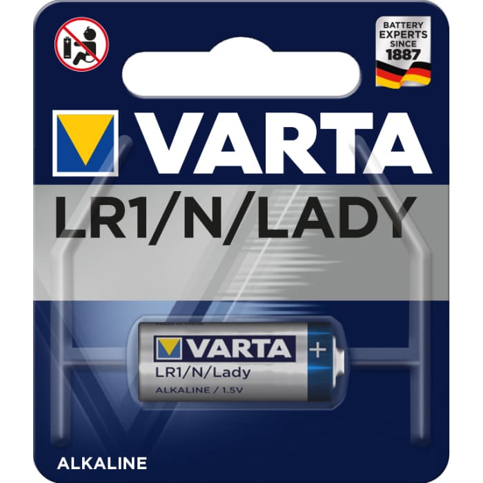 Батарейка для фото та відеотехніки Varta LR 1 BLI 1 шт