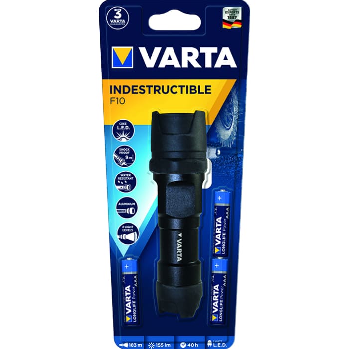 Светодиодный фонарь Varta Indestructible LED 3AAA
