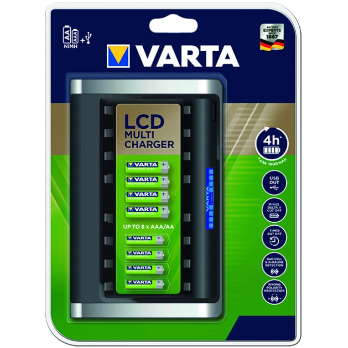 Зарядний пристрій Varta LCD MULTI CHARGER