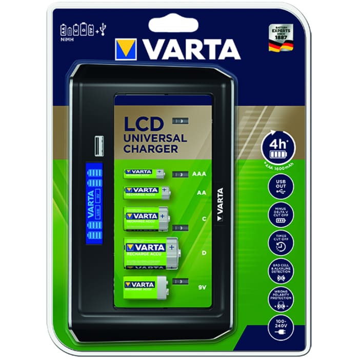 Зарядний пристрій Varta LCD UNIVERSAL CHARGER