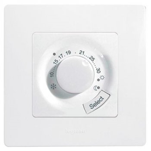 Механизм термостата для тёплых полов белый 672230 Legrand Etika. Фото 2